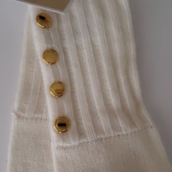 🆕 Michael Kors Button Ribbed Knit Gloves - Picture 5 of 6